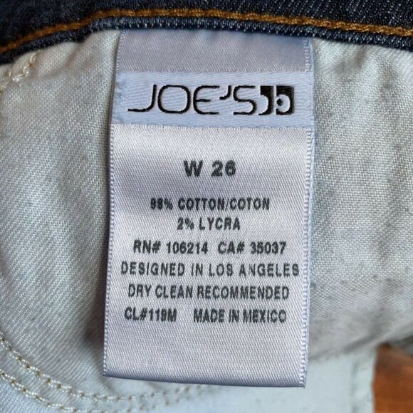 Womens Joes Jeans Size 26 Capri Dark Wash Mid Rise - Picture 7 of 8